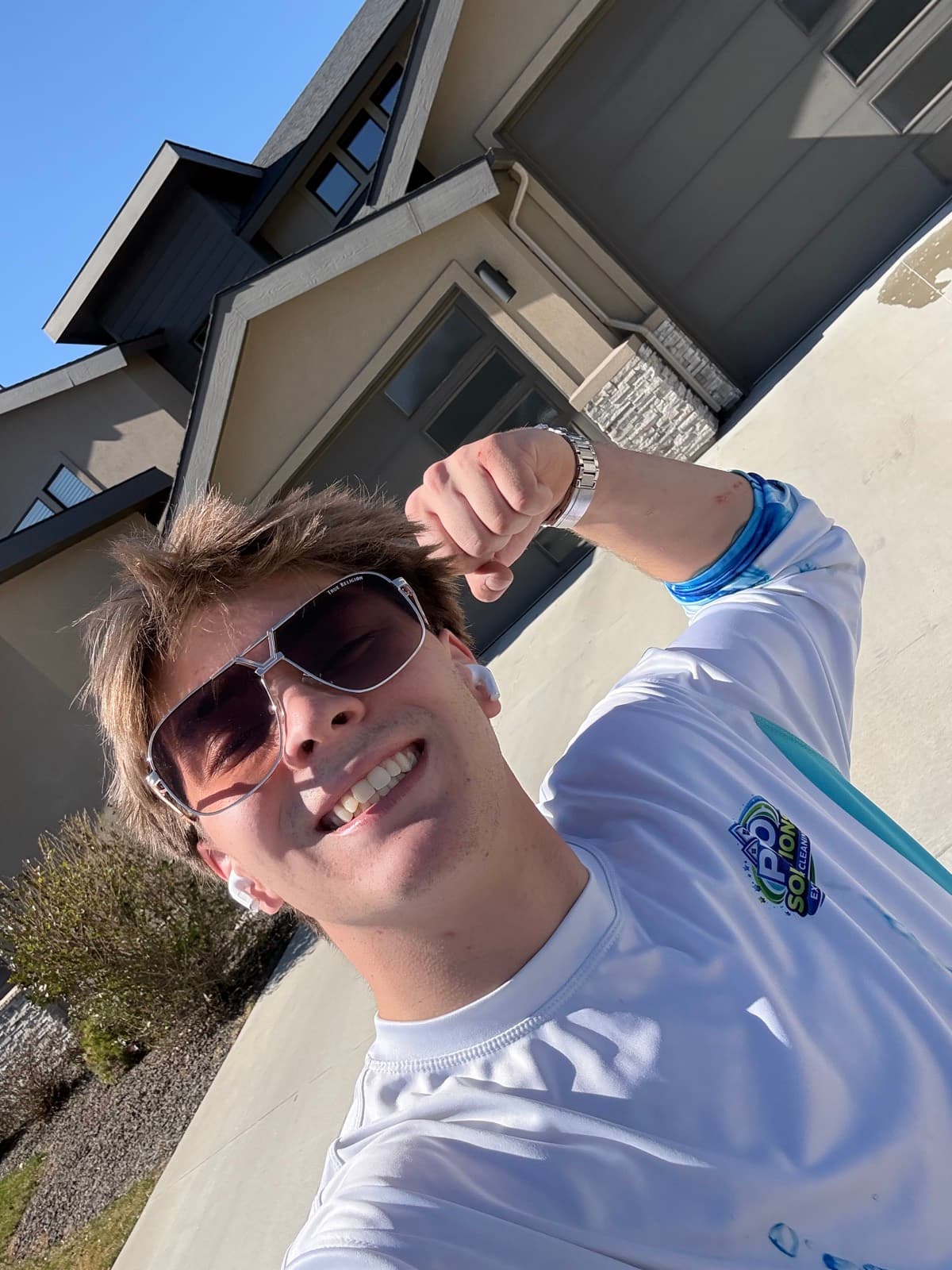 Kody Walgren, owner of Pro Solutions Exterior Cleaning