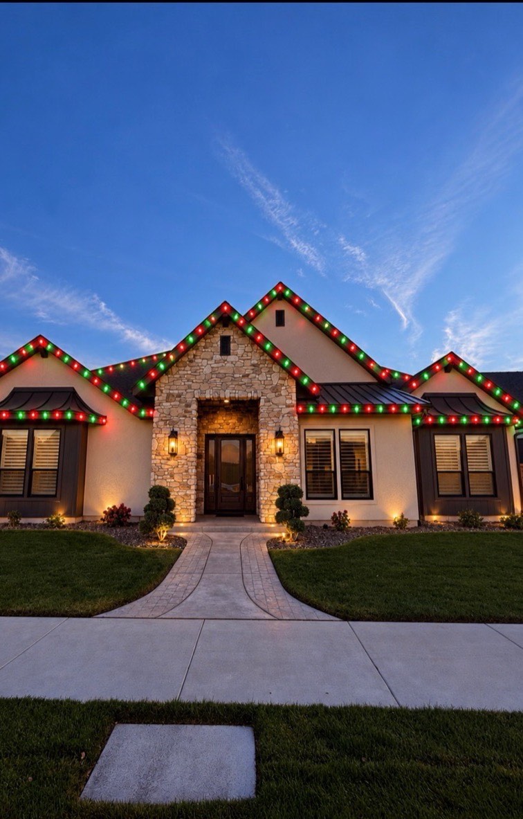 Your house with Pro Solutions Christmas lights
